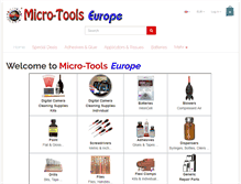 Tablet Screenshot of micro-tools.de